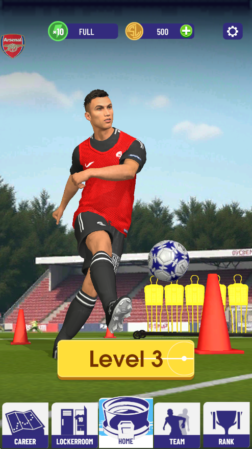 足球传奇游戏无限金币下载(Soccer Legend)图2