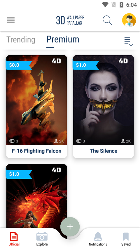 3d wallpapers parallax app图3